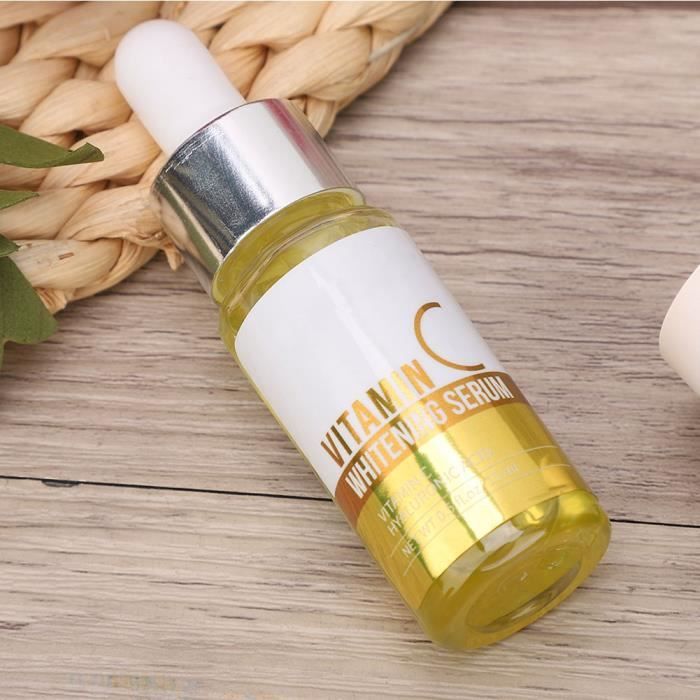 Garosa sérum pour le visage 15ML vitamine C blanchissant le sérum facial éclaircissant l'élimination des taches de rousseur