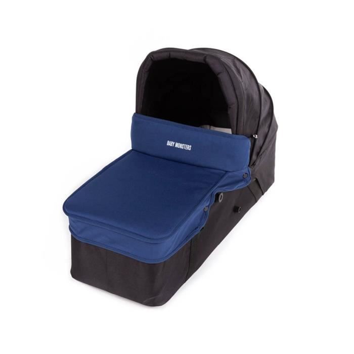 Baby Monsters housse de nacelle Easy Twin bleu foncé