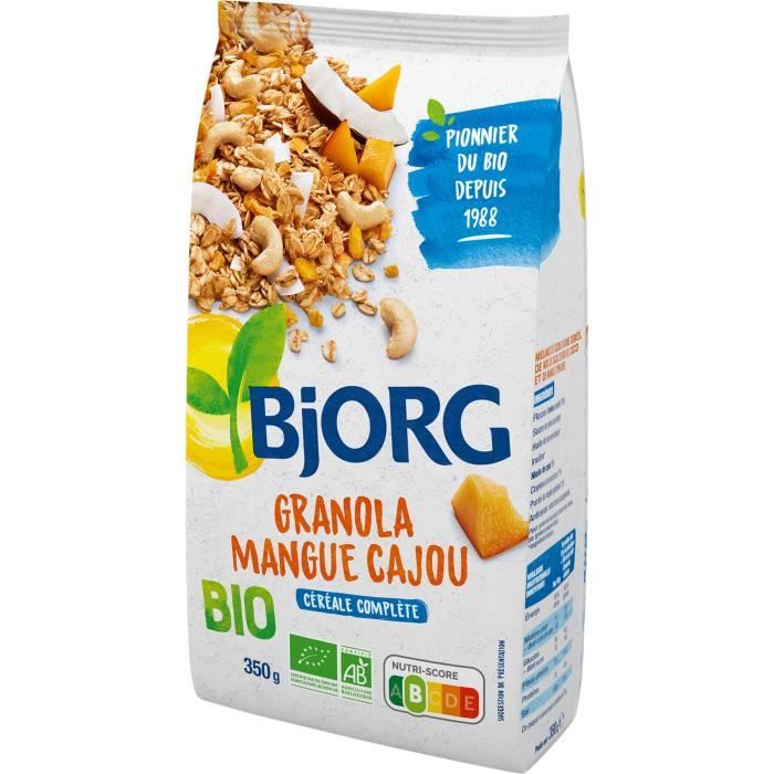 Bjorg Granola Mangue Cajou 350g
