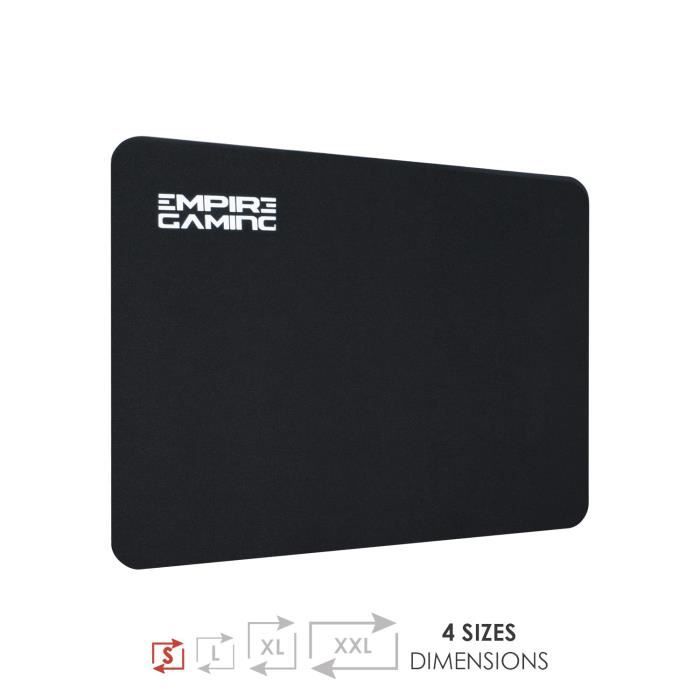 EMPIRE GAMING – Tapis de Souris Gamer Arena – Taille S – 26 x 22 centimètres - Noir