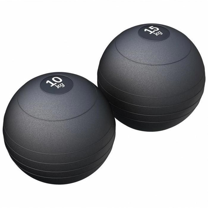 Lot de 2 Slam Balls de 10 et 15 KG (25 KG)
