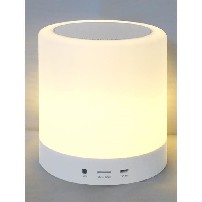 Enceinte Bluetooth Lumineuse 5W TOUCH LAMP