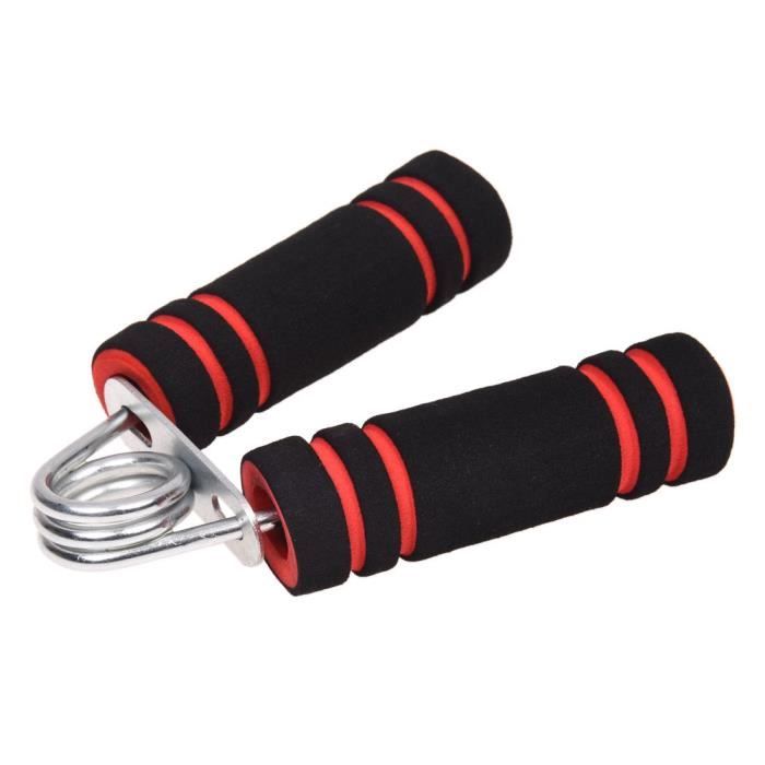 Mousse Poignee pince de musculation Avant Bras Main Exercice Muscle-ROUGE