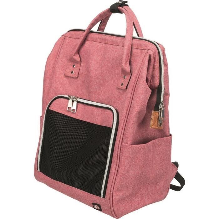 TRIXIE Sac à dos Ava - 32 x 42 x 22 cm - Rouge - Pour chien