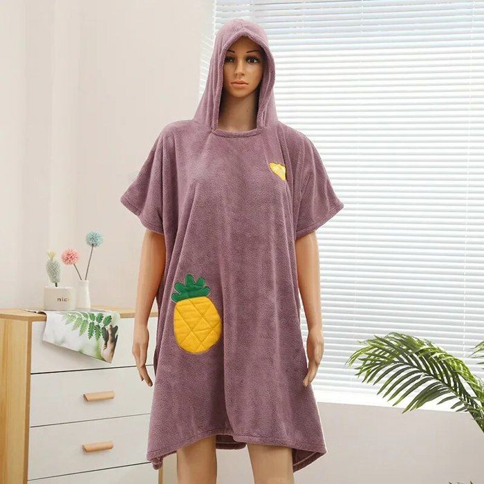 Peignoir Officiel AC Milan, Avec Capuche, Pour Homme, Rouge Et Noir, 100 % Micro-éponge, Pur Coton L - 48 / 50 Noir