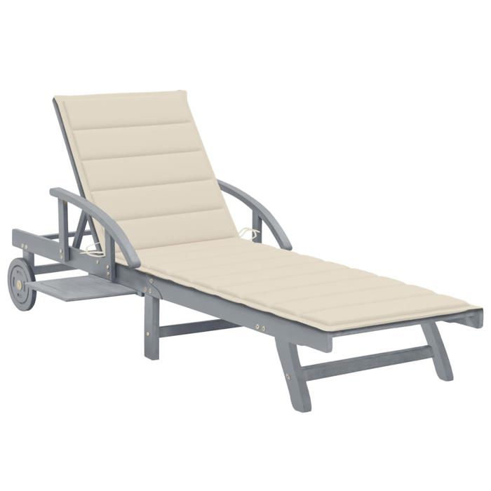 Helloshop26 Transat chaise longue - vue 6