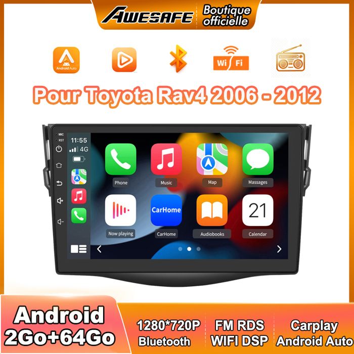 Autoradio Bluetooth 1 DIN avec écran Tactile stéréo de 5 Pouces, Mirror