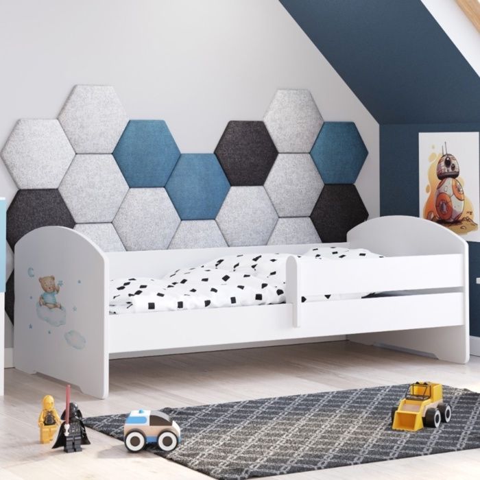 Lit enfant LUK 70 x 140 cm avec éléphant + matelas