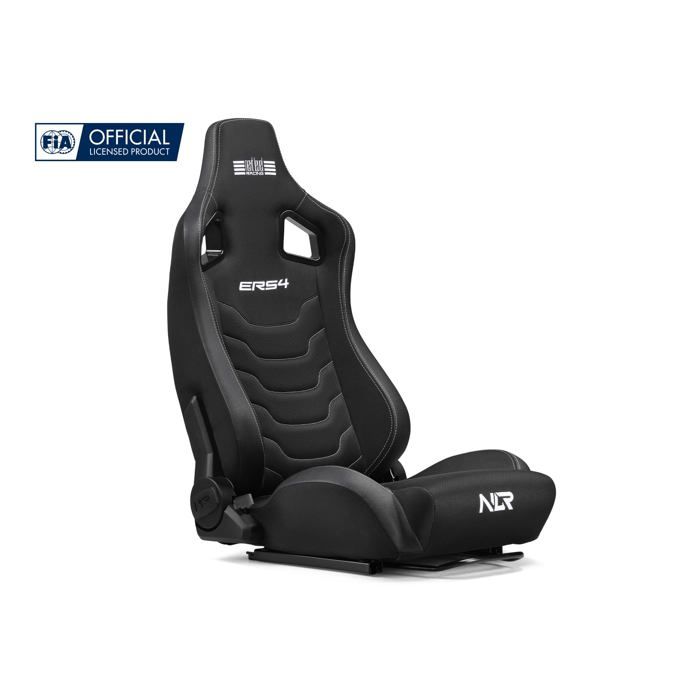 Siège de simulation - Next Level Racing - ERS4 Elite - Réglable en hauteur - Tissu - Noir