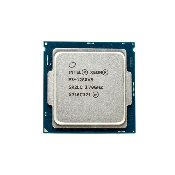 Xeon E3-1280V5 CPU Socket LGA 1151 4 cœurs 8 threads 3.7GHz 8Mo cache L3 80W