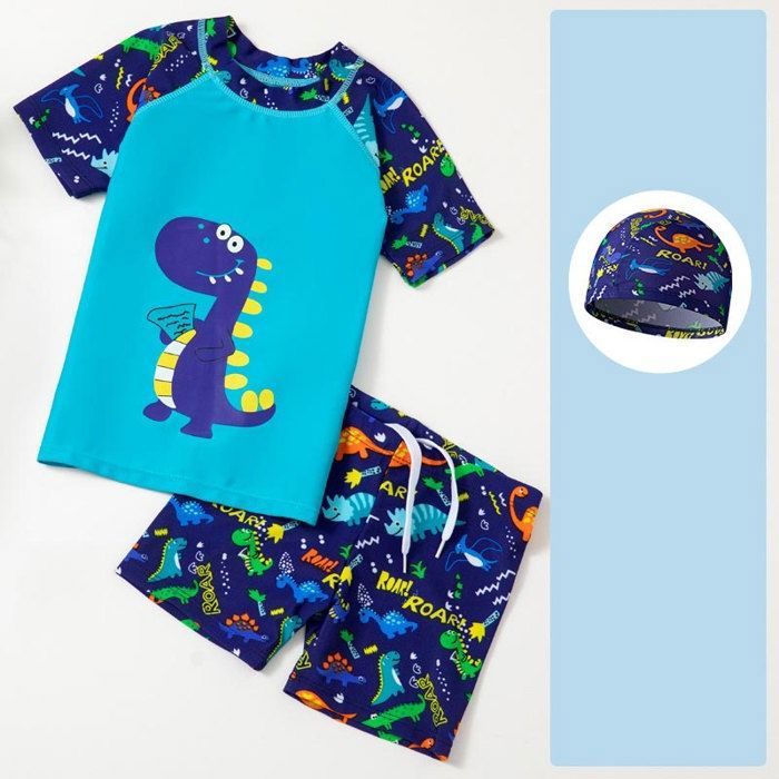 Short De Bain 2 En 1 Homme – Avec Doublure Compression – 4 Poches – Séchage Rapide Polyester/élasthanne – Taille Large Bleu Ciel