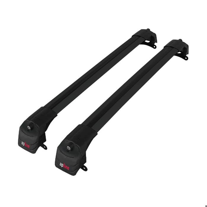 Barres De Toit Transversales Pour Jeep Compass 2018-2025 - Aluminium Noir, Aérodynamiques, Installation Facile