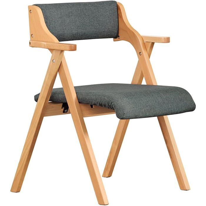 Chaise Pliante Salle à Manger SoBuy Bois Massif Coussin Confort Ergonomique Cuisine Salon Bureau 61 5×56×77 6 cm Marron Chaise Pliante Salle à Manger SoBuy Bois Massif Coussin Confort Ergonomique Cuisine Salon Bureau 61 5×56×77 6 cm Marron