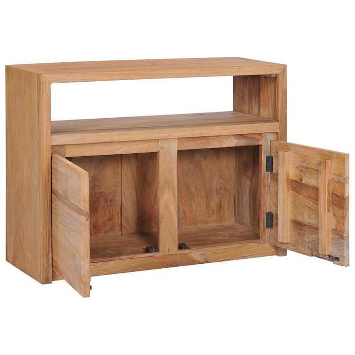 SALE 2026Buffet de cuisine stable - Placard Cabinet bahut Brun - Buffet 80x30x60cm bois de teck massif 23 Kg 598202