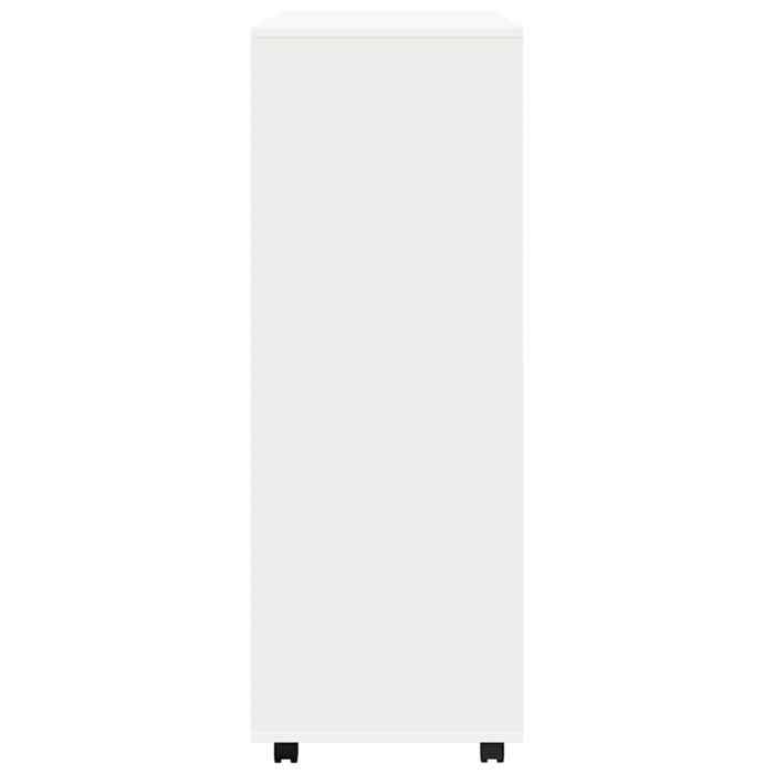 Meuble vêtements Blanc - LEMON® Garde-robe - grand stockage - Armoire penderie - Blanc - 80x40x110cm - Bois d’ingénierie 749 - Solde