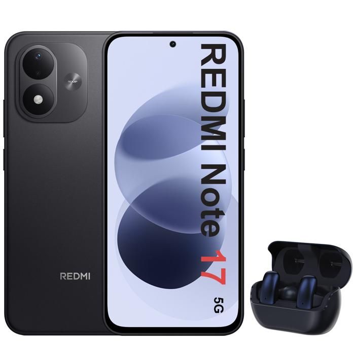 Xiaomi Redmi Note 17 256 Go Noir - vue 7