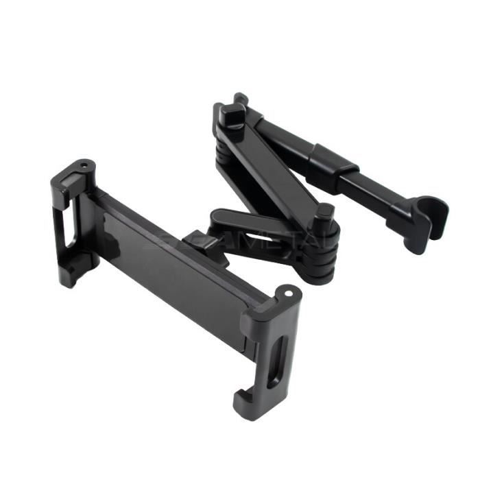 Support Tablette/ Téléphone Pour Siège Arrière Voiture - Rotatif 360°, Fixation Appui-tête - Compatible Tesla Model 3/Y - 9