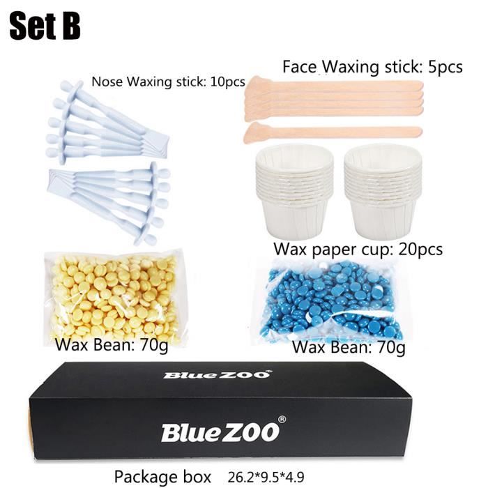 Ensemble B Kit'épilation du visage, épilation, épilation, cire