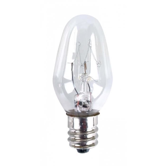 10 x Eveready Ampoule 7 W Veilleuse Pygmy filetage interne –-Transparent Blanc E14