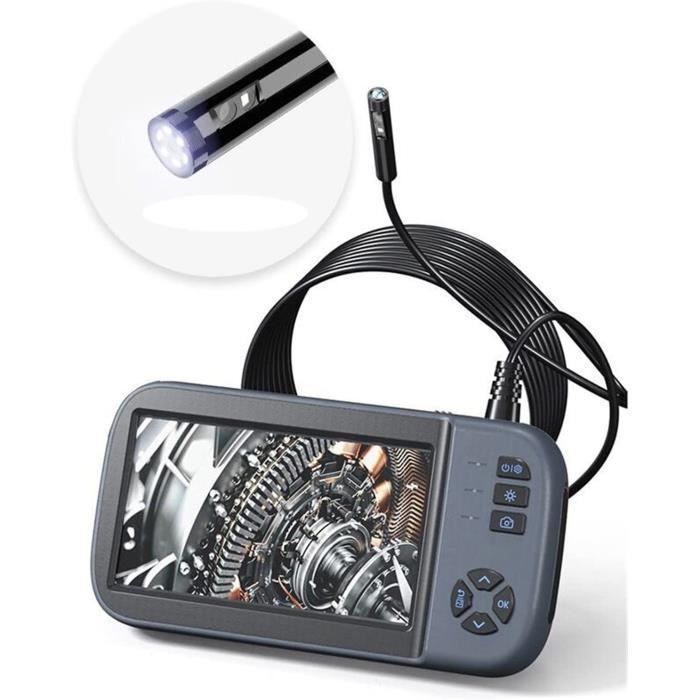 Endoscope 10M WiFi 1200P HD - Caméra Inspection Étanche IP68 8 LED Pour IPhone, Android, PC, 2MP Sans Fil