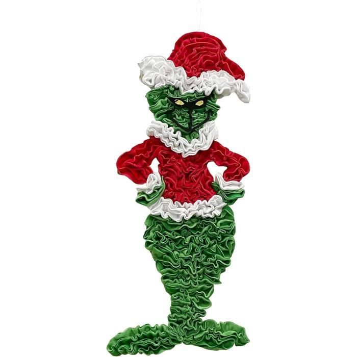 12 Décorations De Noël Grinch à Suspendre - Acrylique, 8 Cm - Pour Sapin, Fenêtre, Maison - 2