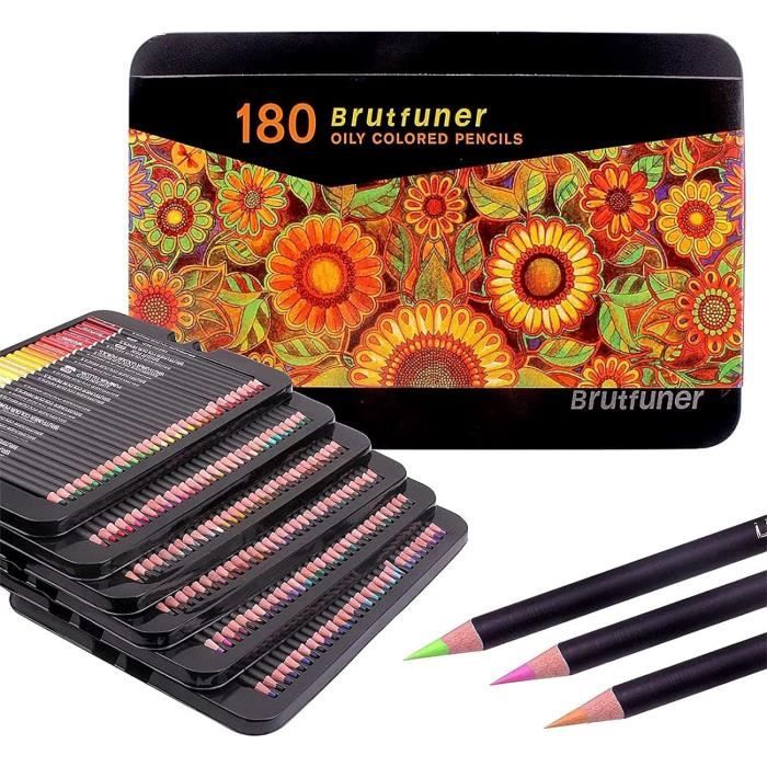 Boîte de 120 Crayons de Couleur , Les Meilleurs Crayons pour Enfants,  Adultes et Artistes. Idéal pour Tous Les Types de coloriage - Cdiscount  Beaux-Arts et Loisirs créatifs