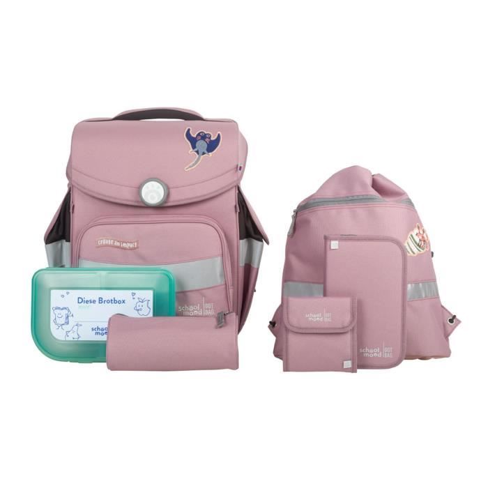 Cartable rétro It Bag Midi Cerise Rose Jeune Premier