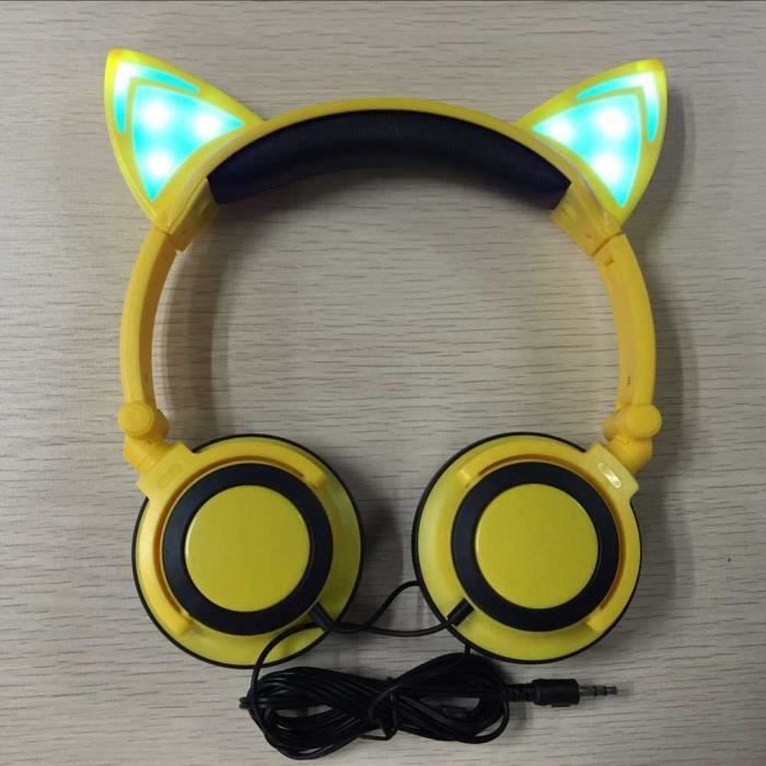 Casque Audio Oreilles De Chat Lumineux Fantastique Pliable Jaune Casque Ecouteurs Avis Et Prix Pas Cher Cdiscount Casque Audio Oreilles De Chat Lumineux Fantastique Pliable Jaune Casque Ecouteurs Avis Et Prix Pas Cher Cdiscount