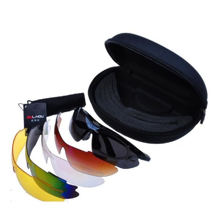 Qocolhg Lunettes de Sport, Lunettes de Soleil à la Mode Polarisées et Colorées Lunettes de Cyclisme Hommes Lunettes de Soleil Extérieures Fournitures de Rentrée en Liquidation