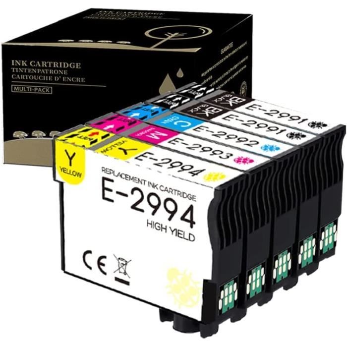 cartouches encre compatibles pour imprimante Epson XP-435 LOT de 5