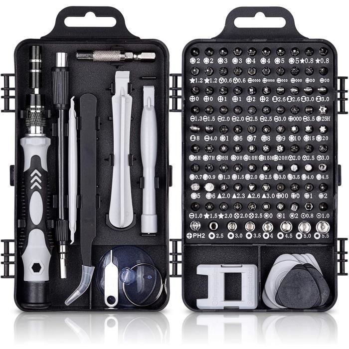 115 en 1 Précision Magnétique Petit Tournevis Kit Set Accessoire Jeu de tournevis 115 en 1 Précision Magnétique Petit Tournevis Kit Set Accessoire Jeu de tournevis