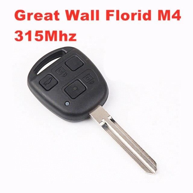 Clé télécommande pliable Florid M4, 315Mhz, pour voiture Great Wall*QK3361