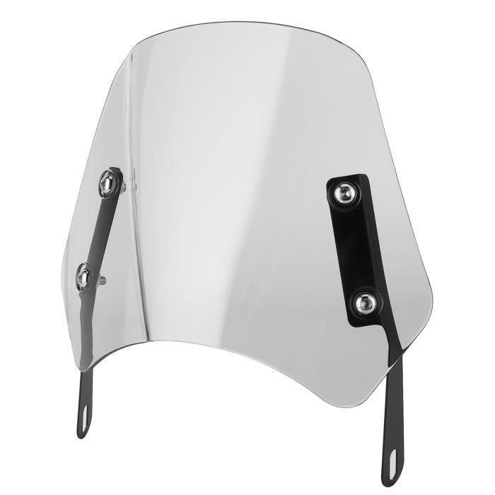 Dilwe Pare-brise De Moto Déflecteur De Vent Universel Réglable Pour