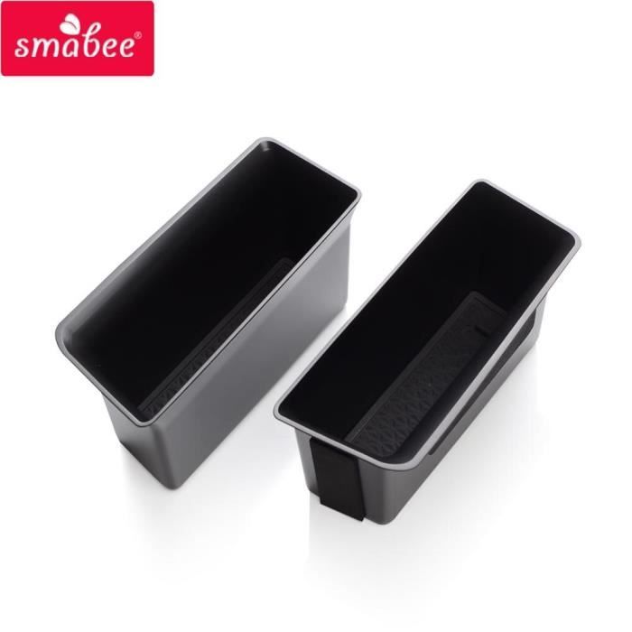 Compartiment de rangement latéral pour voiture avec 2 ports USB et porte- gobelet