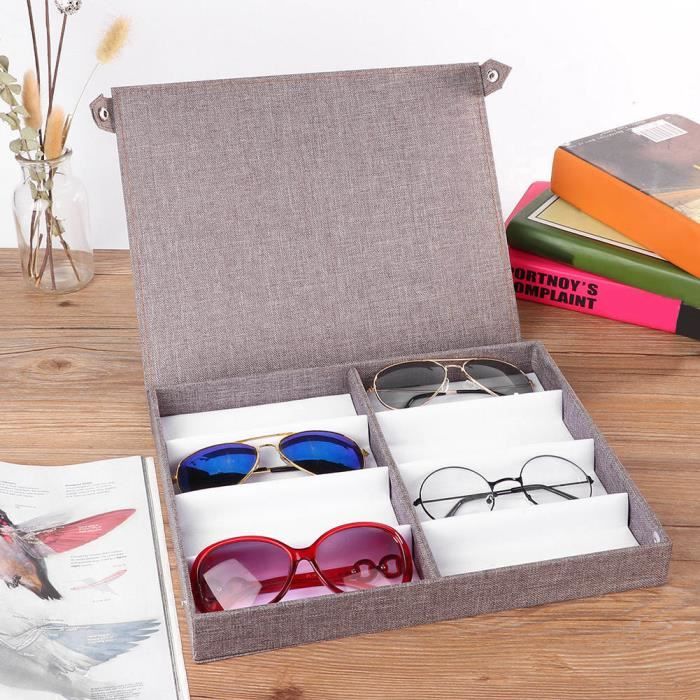 Étui à Lunettes En Bois De Bouleau Résistant - Rangement Protecteur - Neuf, Couleur Assortie