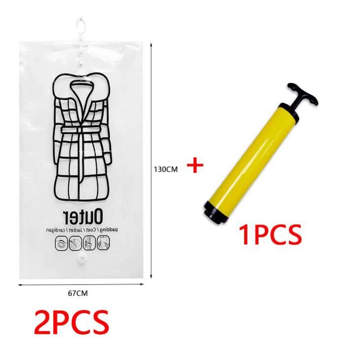 Sacs De Rangement Sous Vide Pour Gain De Place, Housses De Compression Sous Vide, Réutilisable