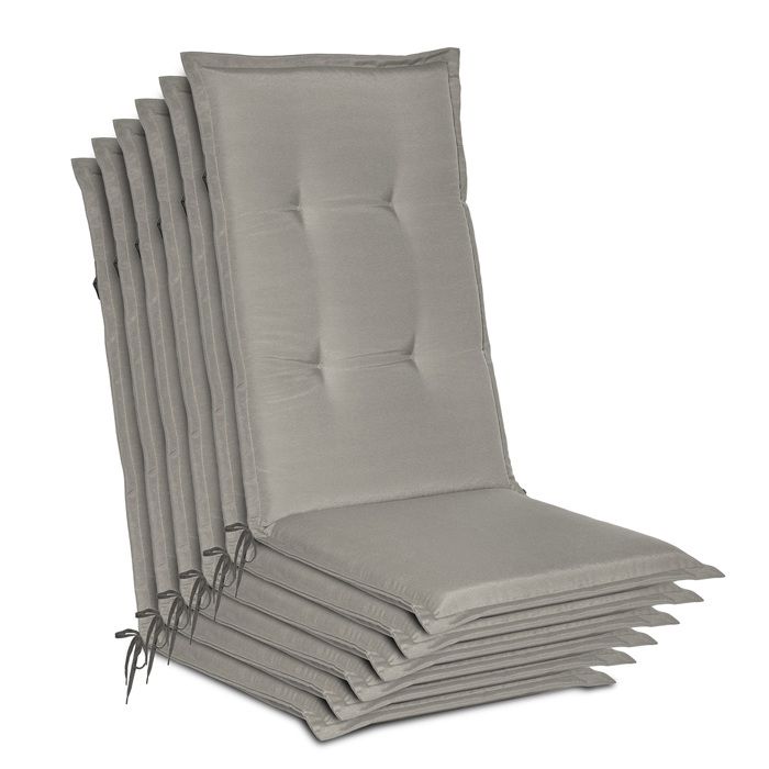 Beautissu Coussin Dossier Haut Jardin 120x52x7cm Vert Foncé - Confort Premium Extérieur
