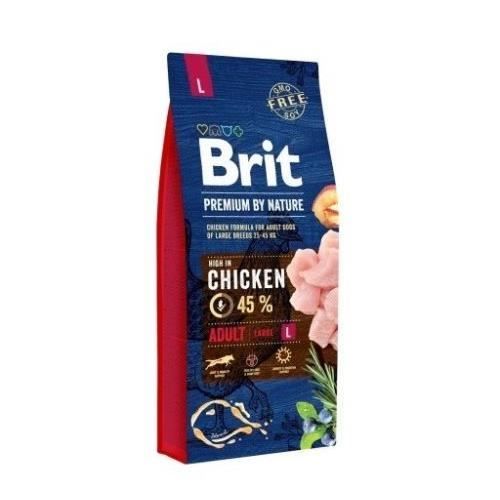 Aliment pour animaux - BRIT - Premiun by nature ADULT L - Croquettes pour chien - 15 KG - Grande race Aliment pour animaux - BRIT - Premiun by nature ADULT L - Croquettes pour chien - 15 KG - Grande race