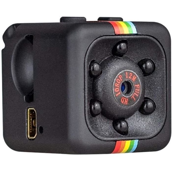 19€01 sur Mini Caméra Espion CHRONUS Full HD 1080P sans Fil WiFi Nanny  Surveillance pour la sécurité à Domicile pour iOS Android-Noir - Caméra de  surveillance - Achat & prix