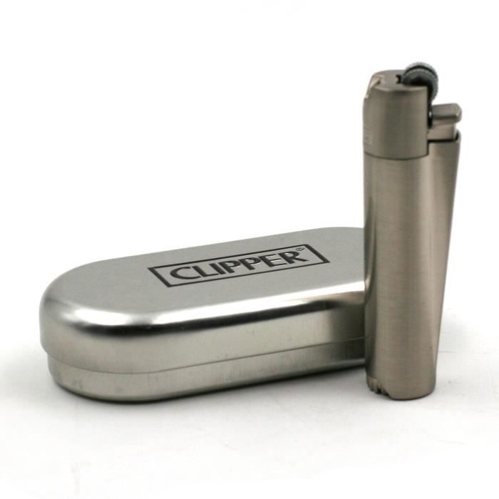 briquet clipper pour pipe acier chrom/é