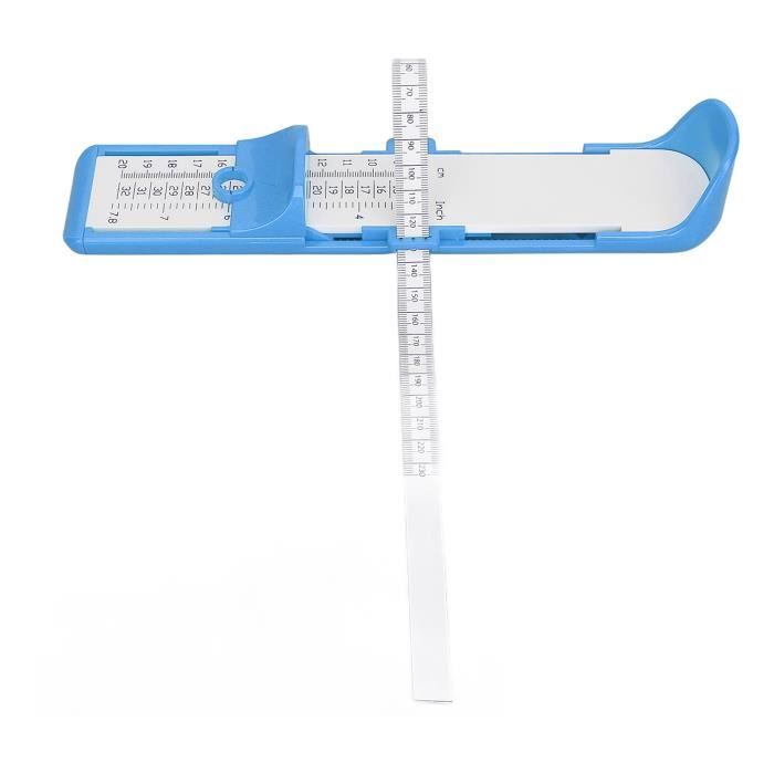 Mesureur De Pointure Biped - Pour Enfants Et Adultes - Échelle En Cm - Taille EU 15 à 48 - Pieds Nus Ou En Chaussettes