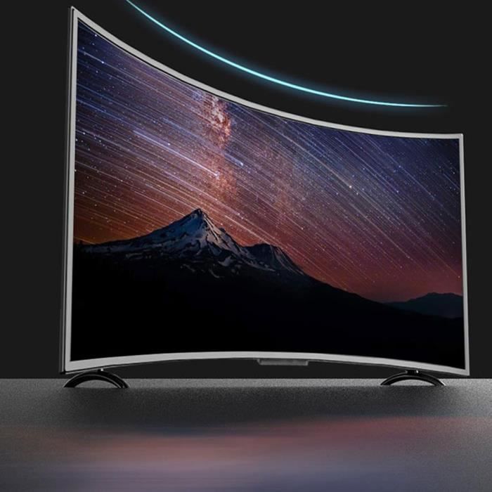 TV incurvée 32 pouces grand écran incurvé Smart 3000R Curvature TV