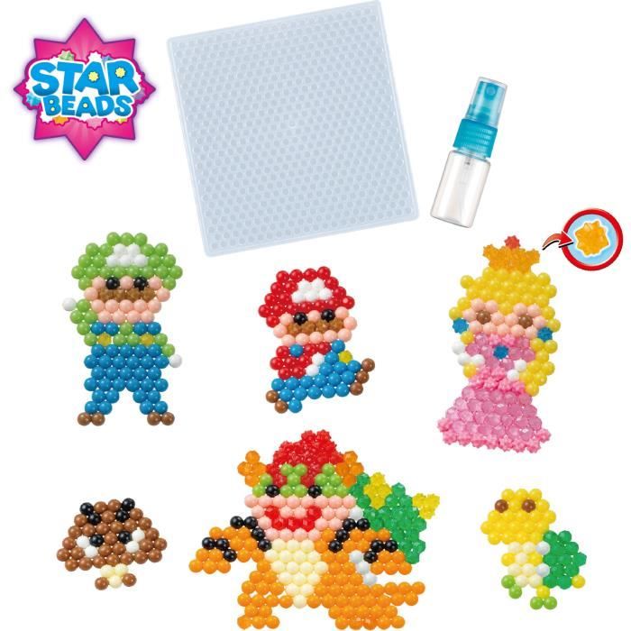 Le kit Super Mario - AQUABEADS - Perles qui collent avec de l'eau -  Cdiscount Jeux - Jouets