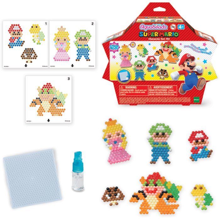 Aquabeads Coffret Recharge 3000 Perles – Activité Manuelle Sans Colle, Sans Fer – Dès 4 Ans – Transportable
