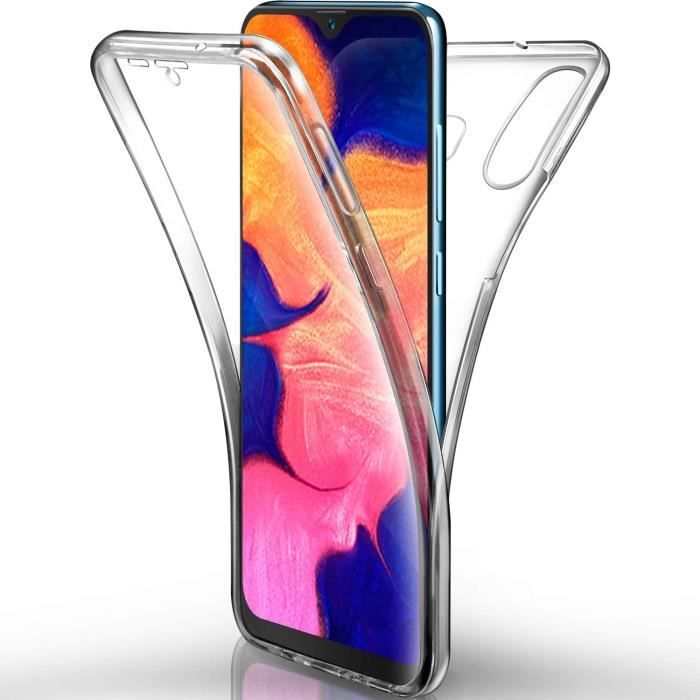 Coque Samsung Galaxy A10 Etui, Transparent Silicone Gel Case Intégral