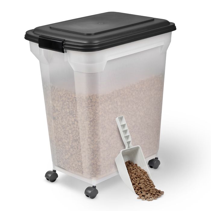Meilleurs prix pour Conteneur de stockage d'aliments pour animaux - IRIS OHYAMA - ATS-L - Noir - 45 L/15 kg