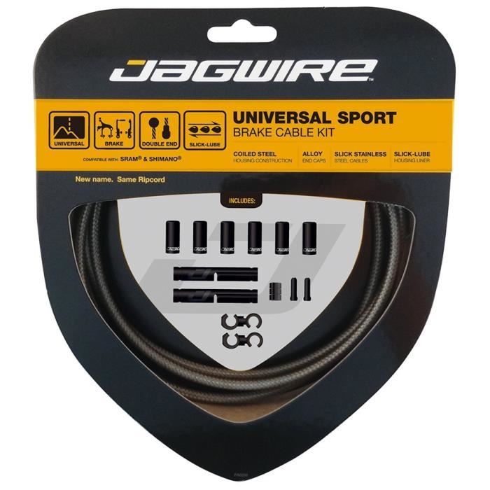 Embouts De Câble Jagwire En Alliage D'argent - Pour Câble 5 Mm, Lot De 10 Pièces Neuf