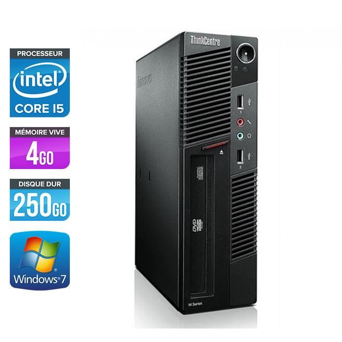 Acheter PC Lenovo ThinkCentre M90P - Core i5 - 4Go - 250Go Reconditionné - 199,00 € PC Lenovo ThinkCentre M90P - Core i5 - 4Go - 250Go Reconditionné - Lenovo reconditionné disponible sur Cdiscount Seconde Vie