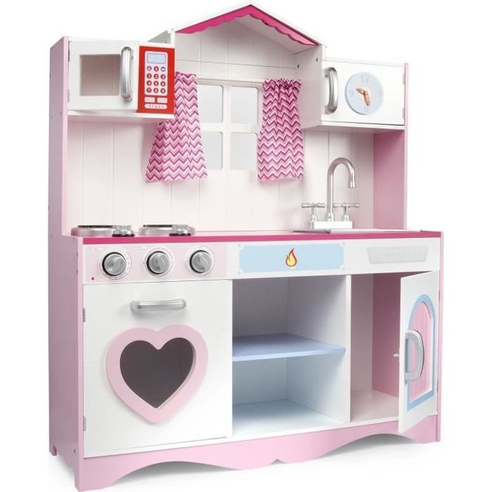 Cuisine En Bois Pink Play