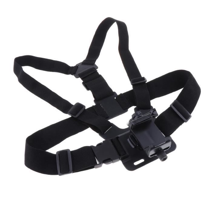 Harnais De Poitrine Pour Téléphone Et GoPro YHTSPORT - Sangles Réglables + Trépied Octopus Inclus